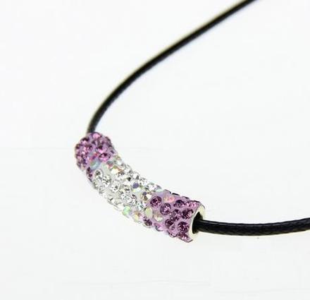 Shamballa valček - melírovaný fialkový, 