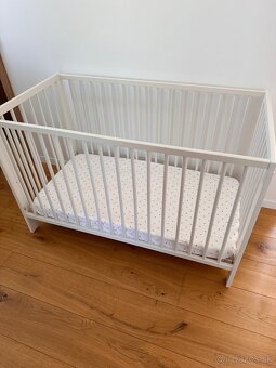 Detská postieľka ikea gulliver, šírka (cm): 60,dĺžka (cm): 120