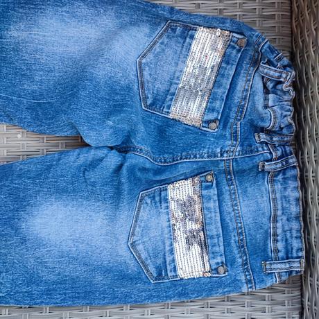 Riflové nohavice dievčenské v.140, 140