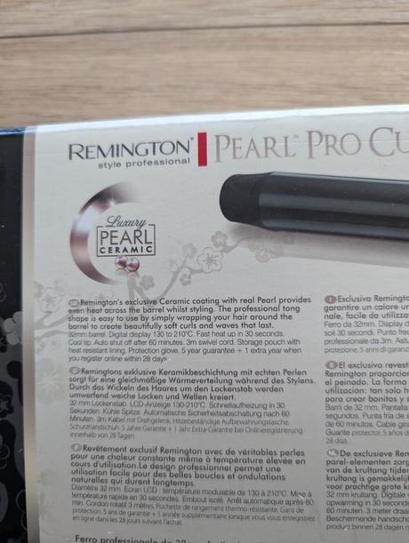 Kulma remington pearl pro curl,