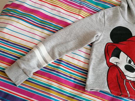 Crop mimina s kapucňou, h&m,134