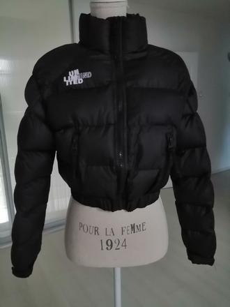 Bundička damska prešivana čierna vel s, s