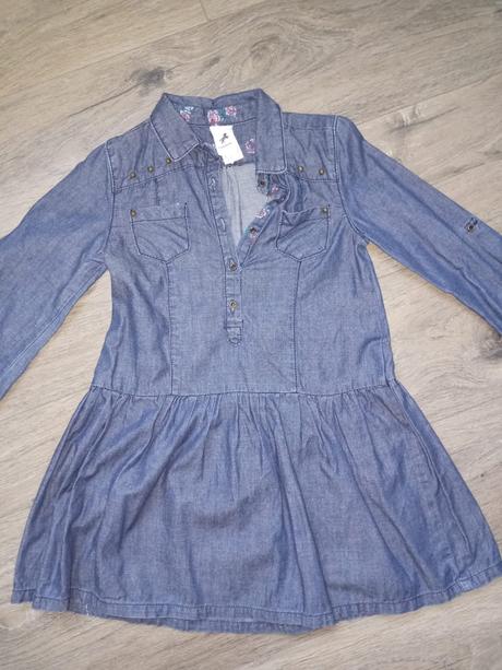 Rifľové šaty, palomino,134