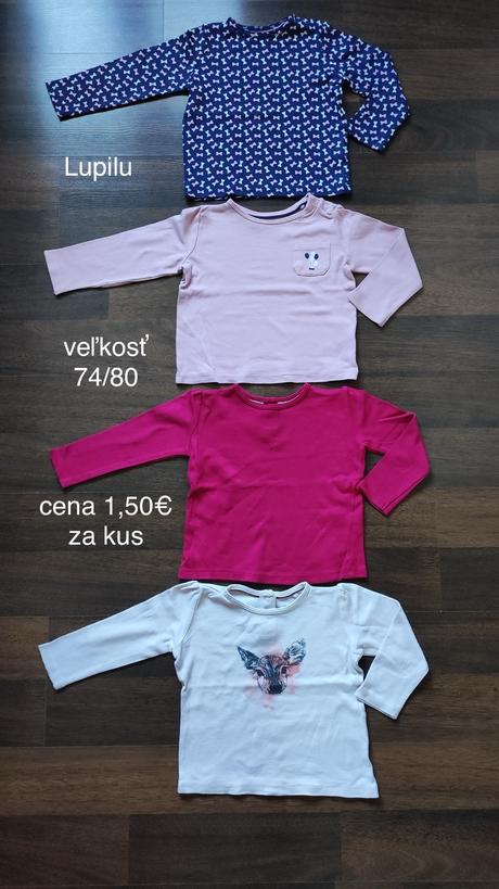 Tričká dlhý rukáv, 80