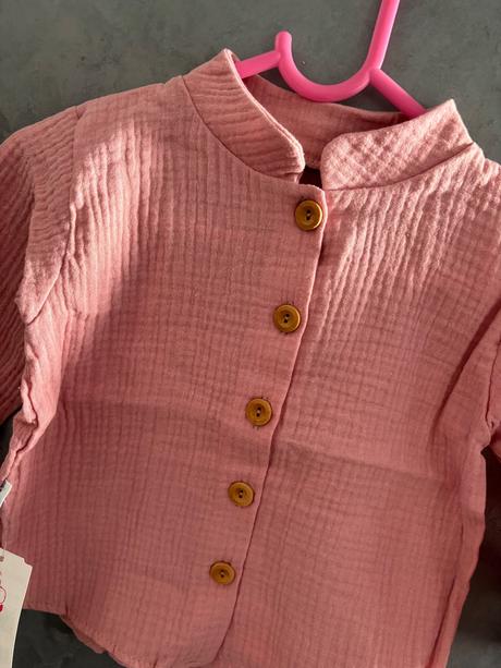 Mušelinová košilka, new baby,86