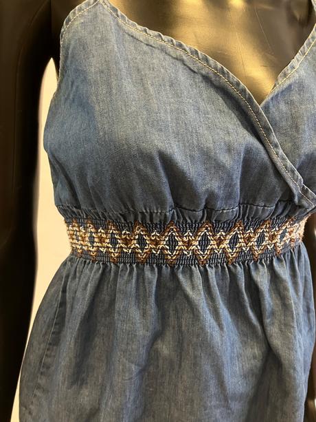 Dámska rifľová blúzka dromedar (40), dromedar,l