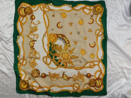 Kvalitná elegantná hodvabna šatka, xl