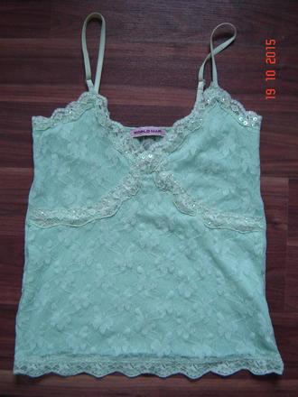 Čipkovaný top/tielko, m