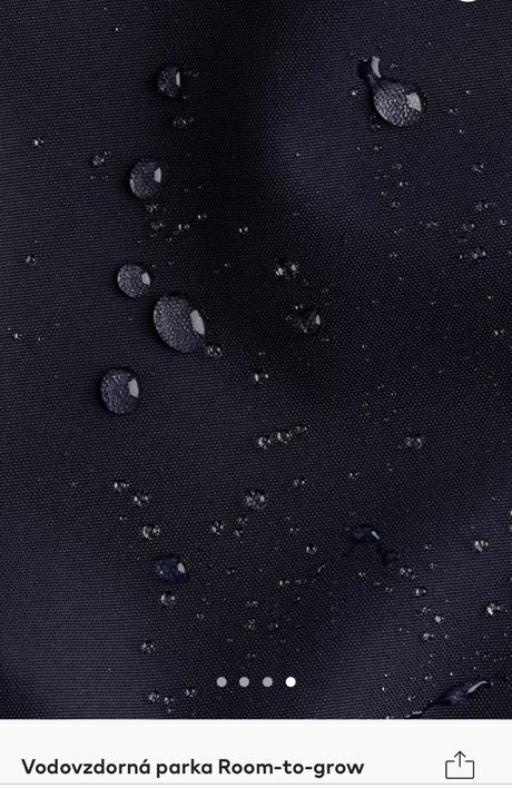 Nová vetruodolna vodeodolna bunda h&m 110/116, h&m,110