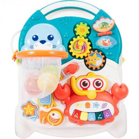 Detské interaktívne chodítko a stolček walker 2v1,