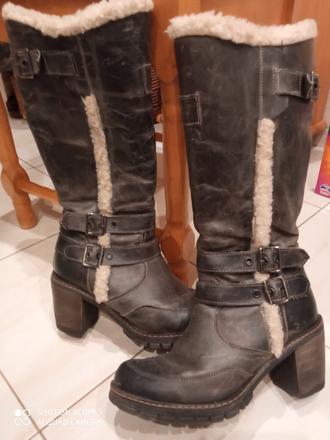 Kožené čižmy, 38