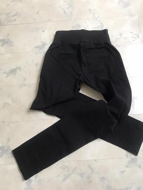 Pevné jeggíny na vysokú gumu, m