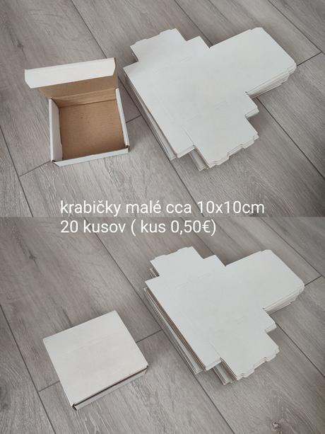 Krabičky papierové,