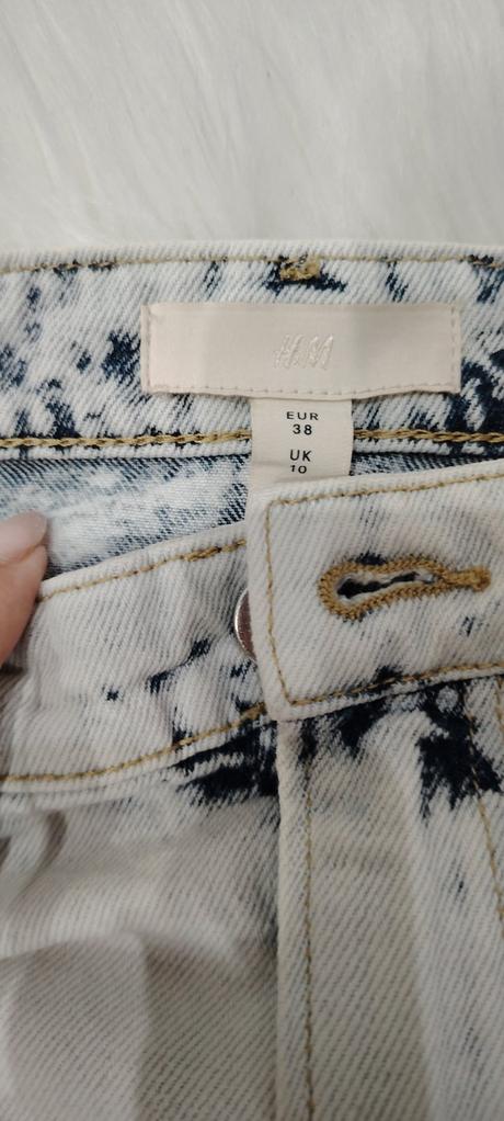 Dlhá riflova sukňa, h&m,38