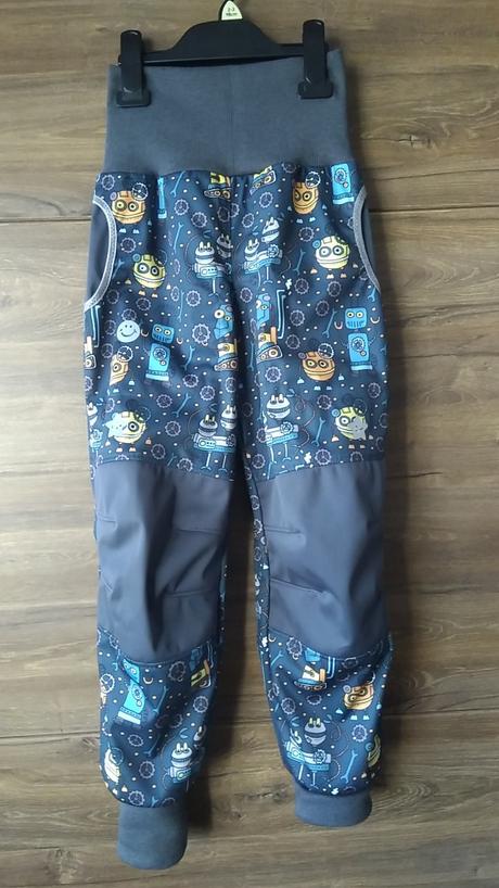 Zimné softshellky kombinované s reflexnym prvkom, 68 - 170