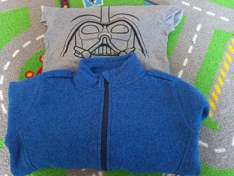 Mikina + lego tricko, lupilu,122