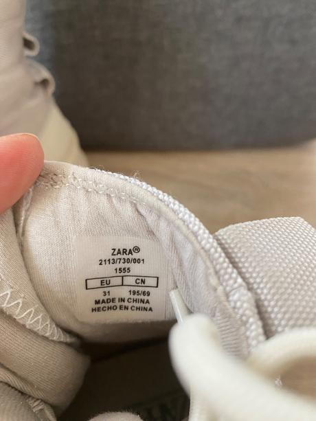 Členkové čižmy zara, zara,31