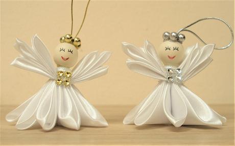 Vianočná dekorácia - anjeličkovia rôzne farby, 