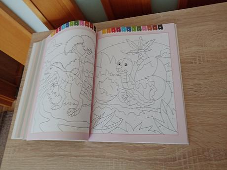 Maľovanie podľa čísel -dinosaury, 