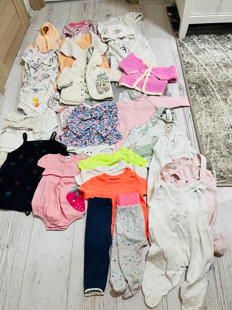 Balík oblečenia pre dievca 62, 50–62