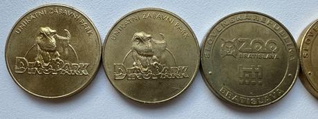 6x pamätné mince zoobratislava,
