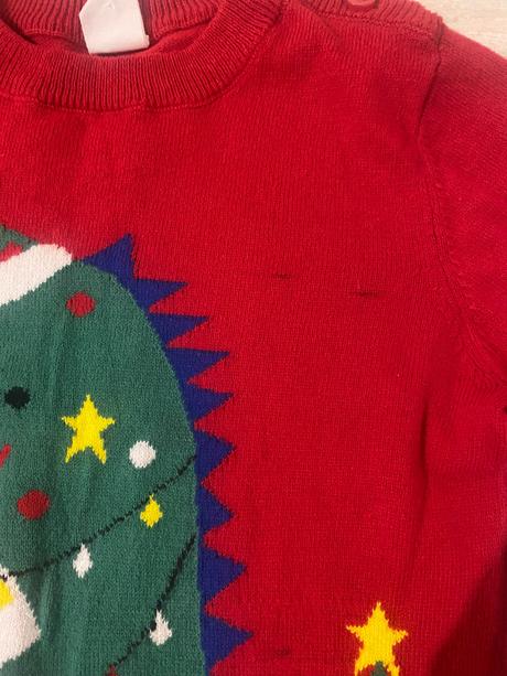 Vianočný svetrik, h&m,98