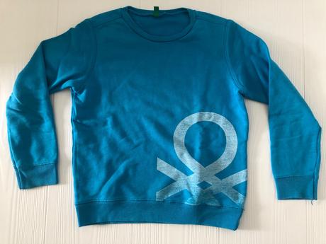 Benetton tyrkysova mikina, benetton,128
