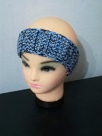 Pletená čelenka 15, l - xxxl