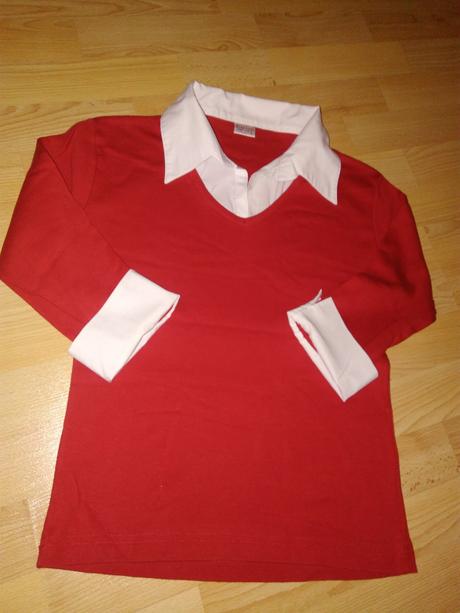 Košeľové tričko s 3/4 rukávom, m