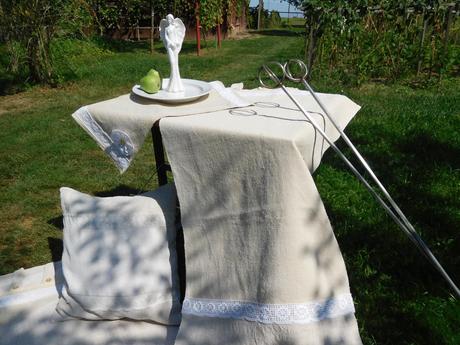 Závesy z tkaného plátna,