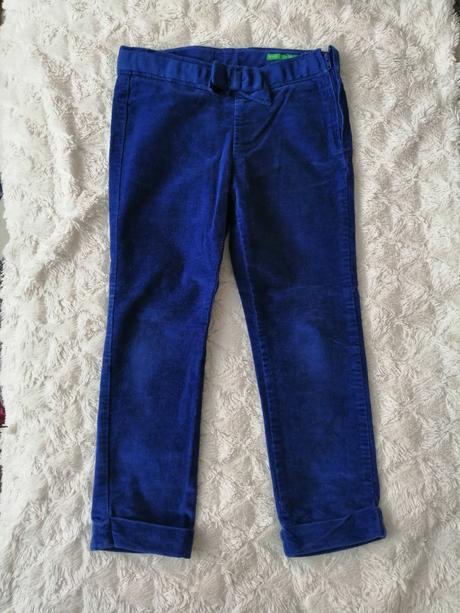 Krásne semišove nohavice, benetton,116