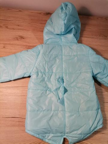 Dráčiková prechodná bunda - bledomodrá farba, 92 / 122