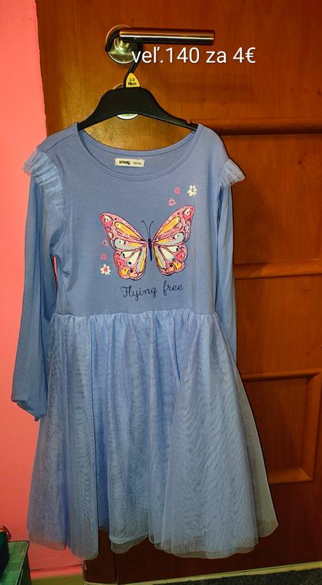 Nové šaty s dlhým rukávom veľ 140, sinsay,140