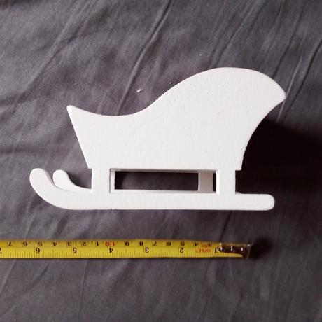 Drevené sánky dekorácia,