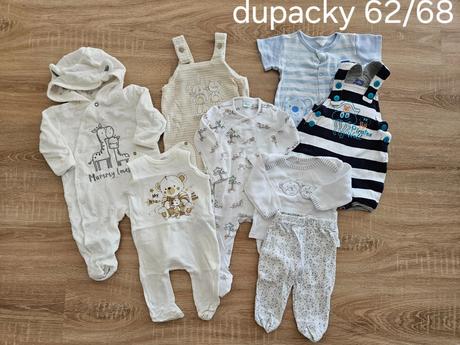 Balík oblečenia pre bábätko, 50–62