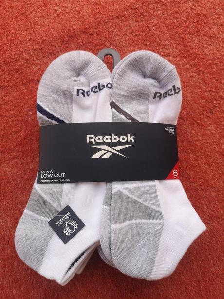Reebok pánske ponožky 6 párov veľkosť 40 - 46, reebok,40 / 42 / 44 / 46