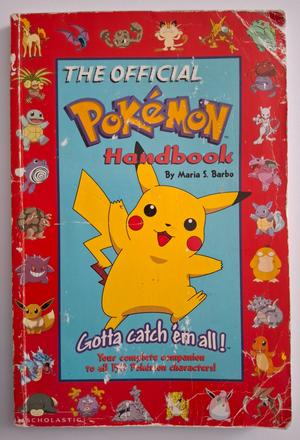 Knižka pokémon "the official handbook", 