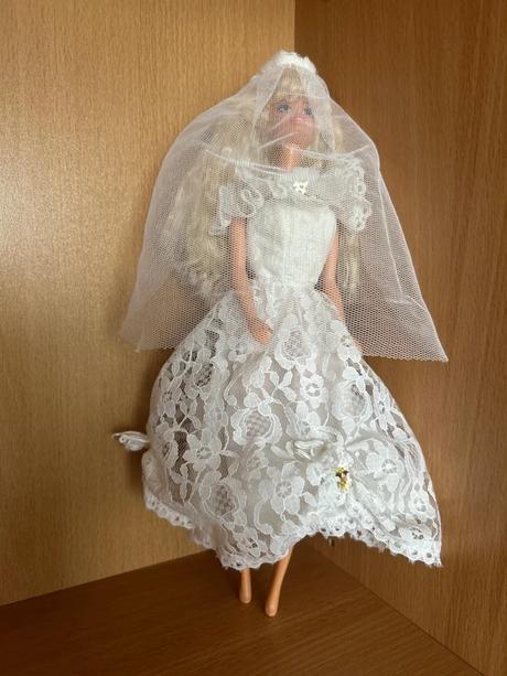 Barbie retro s dlhými blond vlasmi - mattel č.12, 