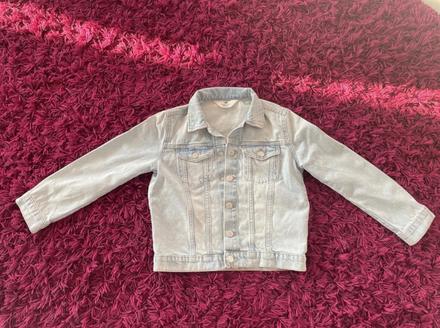 Rifľová bunda, h&m, veľkosť 134, h&m,134