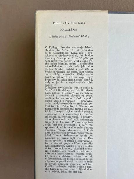 Proměny - publius ovidius naso, 
