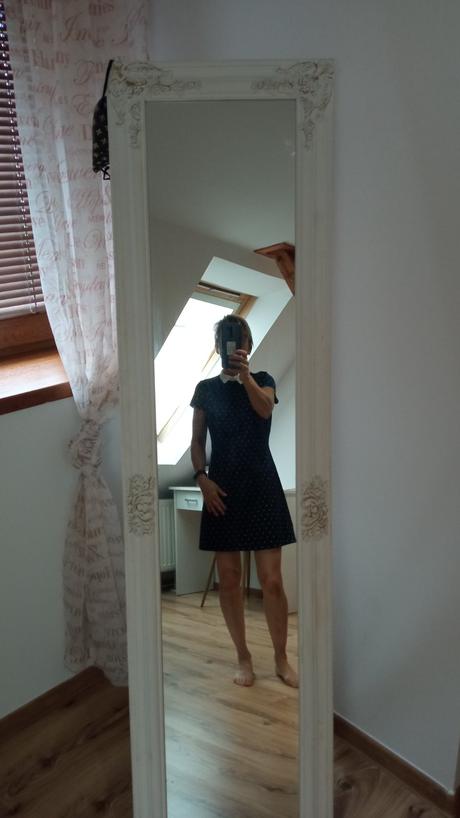 Bodkovane šaty, reserved,xs