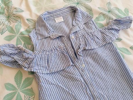 Pásikavý letný top, f&f,122