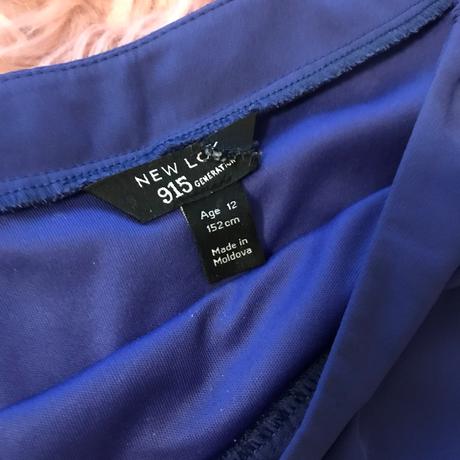 Fialove saty na ramena, new look,xs