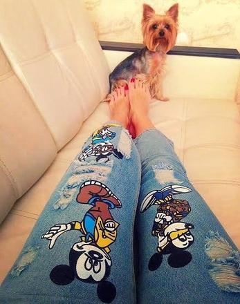 Rifley mickey, l / xl