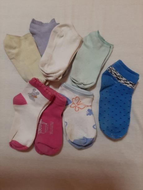 Ponožky na leto, veľ. cca 26-30, 8 ks, 29