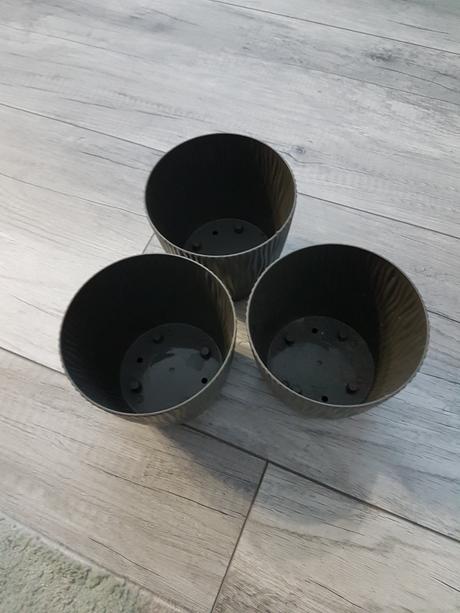 Dekoračný, ozdobený kvetináč 3ks, 