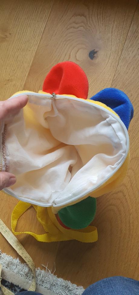 Plysovy ruksak kvietok 31cm, 