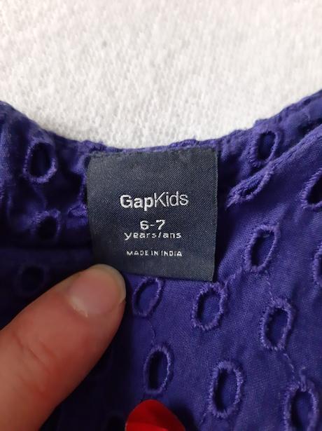 Dierkovane saty s podsivkou, gap,122