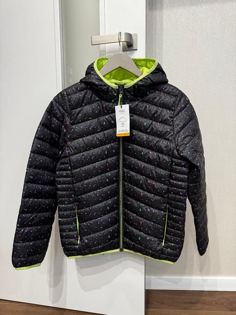 Nová ľahká presívaná bunda m&s stormwear, 158, marks & spencer,158