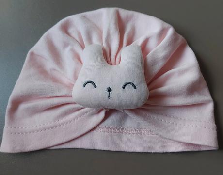 Dievčenský turban / čiapka 0-9 mesiacov, 62